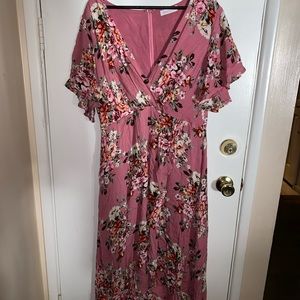 Floral long dress